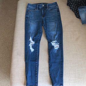 High rise jeans